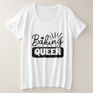 Camiseta Bela arte de palavra rainha