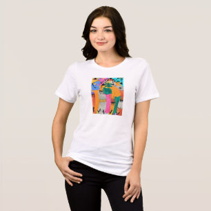 Camiseta Bela Arte Queniana, verão, Joy Dance