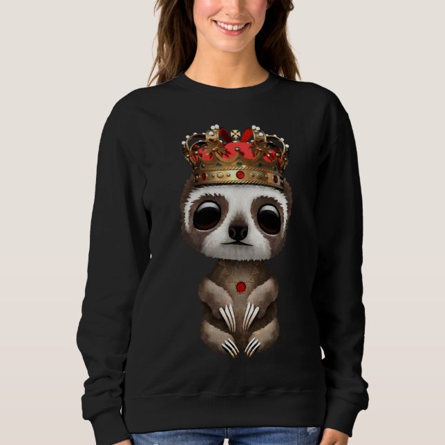 Camiseta Bela Bebê Vestindo Coroa (Frente)