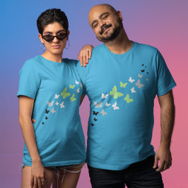 Camiseta Bela Borboleta Agender Pride