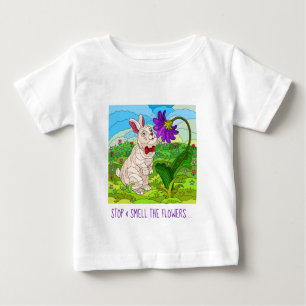Camiseta Bela Buuny; Pare e Cheire as Flores!