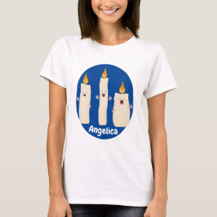 Camiseta Bela canção de cantar trio de vela