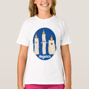 Camiseta Bela canção de cantar trio de vela
