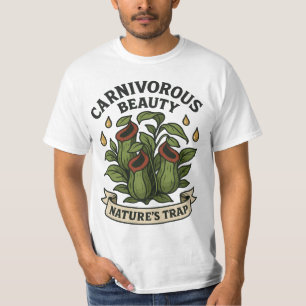 Camiseta Bela Carnívora Armadilha da Natureza Planta Jarro