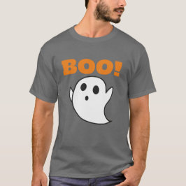Camiseta Bela Cartoon Branca Fantasma com BOO!