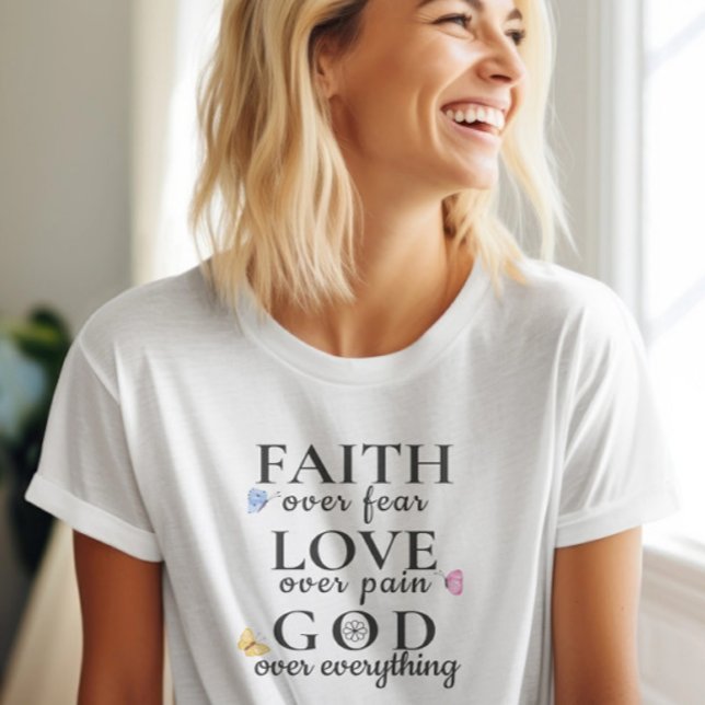 Camiseta Bela citação cristã inspiradora (Beautiful Christian Inspirational quote T-Shirt)