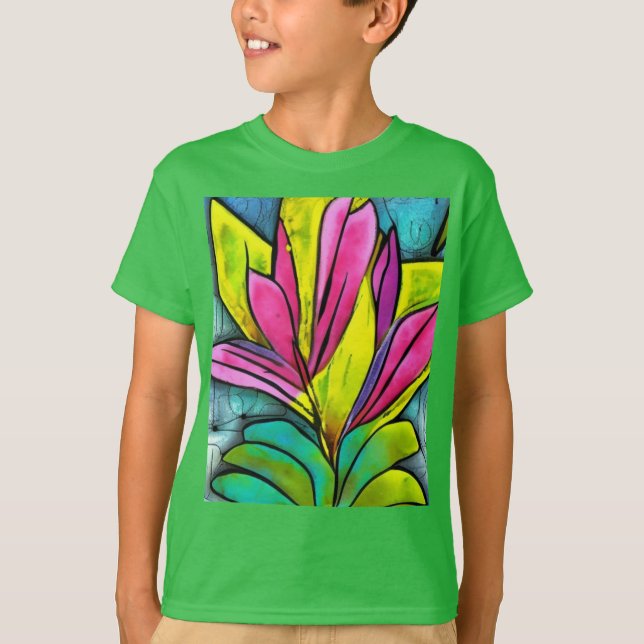 Camiseta Bela Coleção de Plantas (Frente)