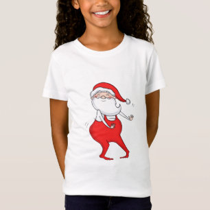 Camiseta Bela dança Santa Cláusula de Natal