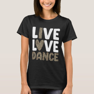 Camiseta Bela Design De Dança Para Meninas Dança Consideran