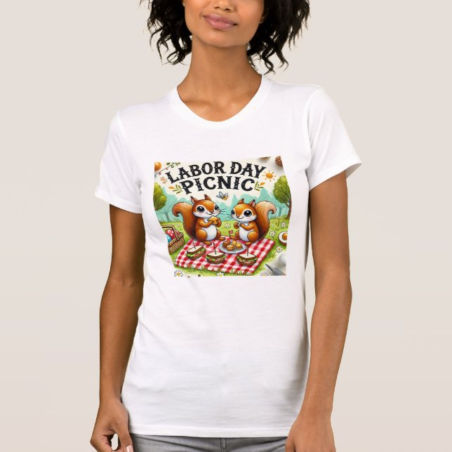 Camiseta Bela do Dia do Trabalho Esquila (Frente)