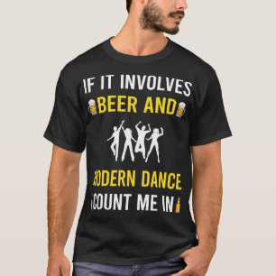 Camiseta Bela E Dançarina Moderna De Dança