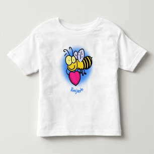 Camiseta Bela engraçada bonita com ilustração cardíaca