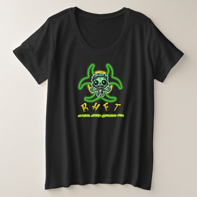 Camiseta Bela, engraçada teia zombie (Frente do Design)