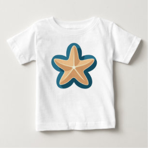 Camiseta Bela Estrela-do-Mar Amarela