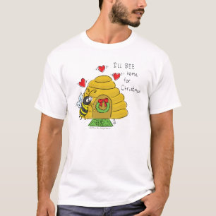 Camiseta Bela Festa de Natal Engraçada Cartoon
