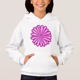 Camiseta Bela Flor de Margarida, Ilustração em Meios-Tons