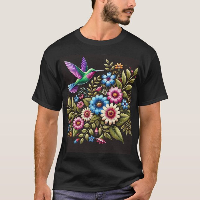 Camiseta Bela Floral Tee Blooming (Frente)