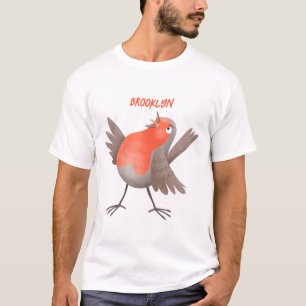 Camiseta Bela fotografia de pássaro latino