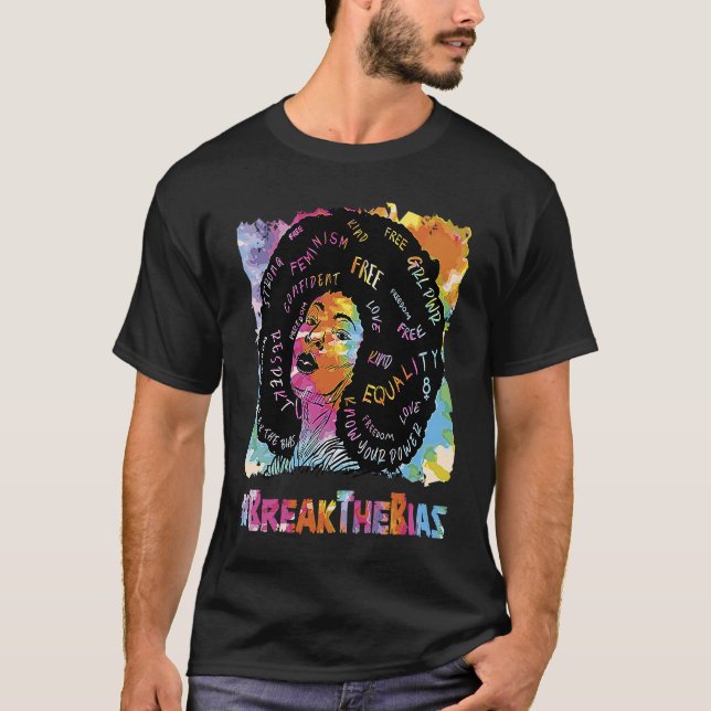 Camiseta Bela História Negra Quebre o Preconceito  7 (Frente)