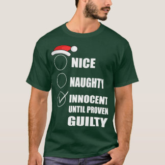 Camiseta Bela Inocente, até prova de culpa, Christma