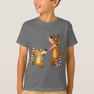 Camiseta Bela Joyful Cartoon Coatimundis Crianças