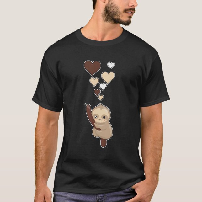 Camiseta Bela Lama Com Corações Eu Amo Lúteras (Frente)