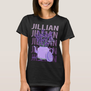 Camiseta Bela Lavanda - Nome Jillian
