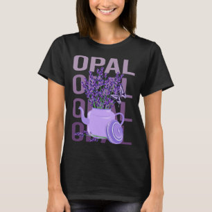 Camiseta Bela Lavanda - Nome Opal