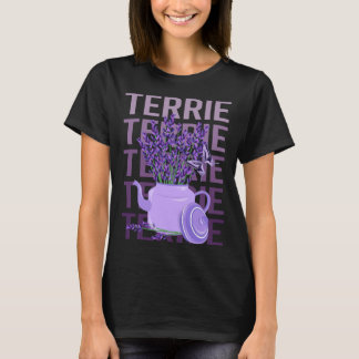 Camiseta Bela Lavanda - Nome Terrie
