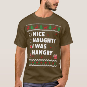 Camiseta Bela Lista De Malditos Design De Natal Engraçado E