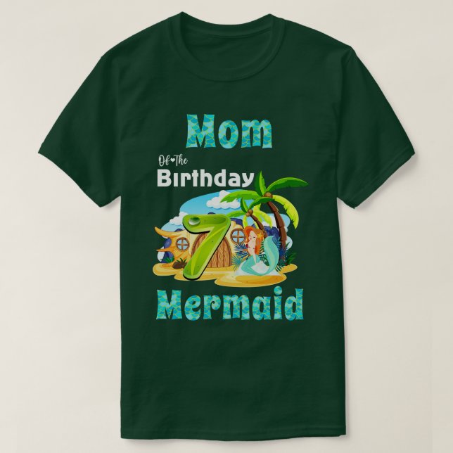 Camiseta Bela Mãe Do Aniversário Da 7 (Frente do Design)