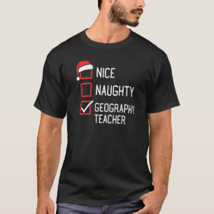 Camiseta Bela Matriz de Natal de Professores de Geografia d