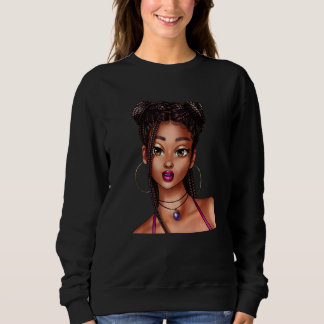 Camiseta Bela Menina Africana Mulher Negra
