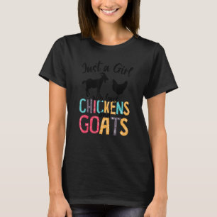 Camiseta Bela Menina Que Ama Galinha Gosta Farmer G