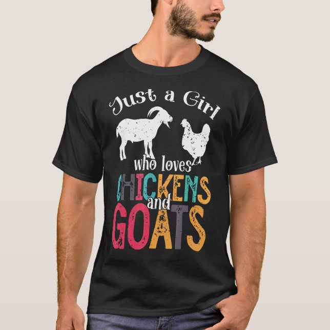 Camiseta Bela Menina Que Ama Galinha Gosta Farmer G (Frente)