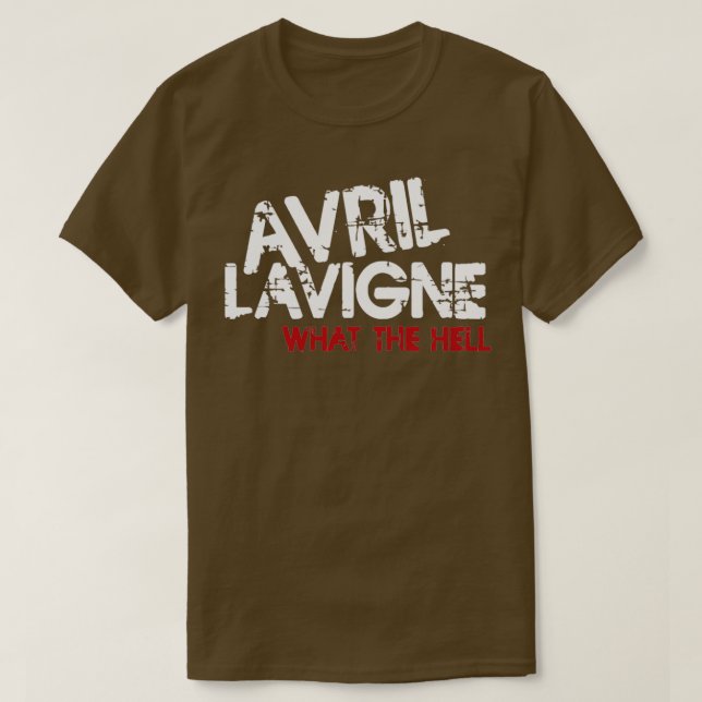 Camiseta Bela Música Avril Lavigne Retro 1  (Frente do Design)