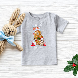Camiseta Bela Natal Santa Hat Gingerpão - Letra B Boy