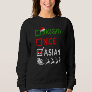 Camiseta Bela Noite Asiática de Natal Pijamas Santa Hat Xma