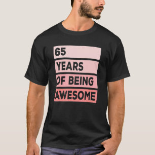 Camiseta Bela Noite De 65 Anos De Estar Incrível 65