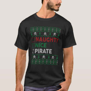 Camiseta Bela Noite Pirata Engraçado Presentes de Natal Che