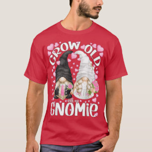 Camiseta Bela Noiva E Citações De Gnomos De Groom - Velho C