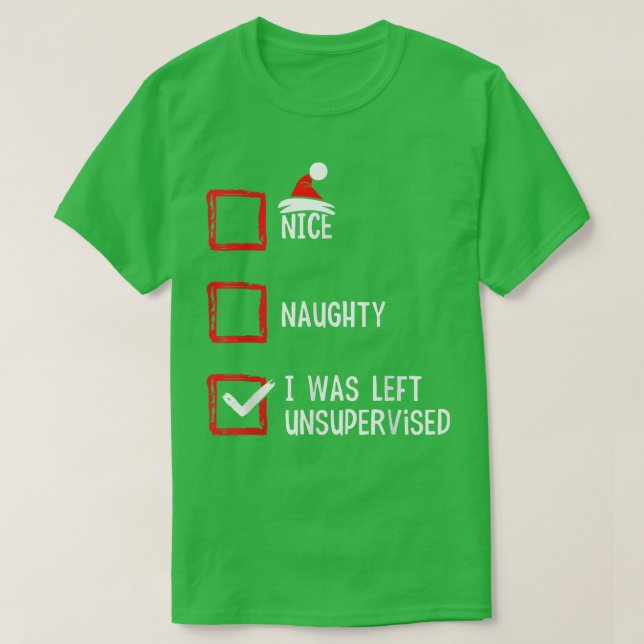 Camiseta Bela Nojenta, Eu Fui Deixado Sem Supervisão Na Lis (Frente do Design)