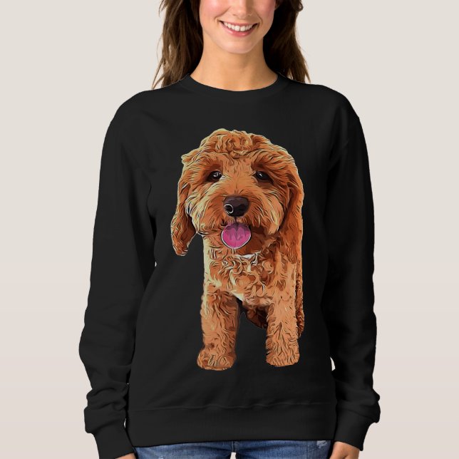 Camiseta Bela Ouro de Cockapoo Cavapoo (Frente)