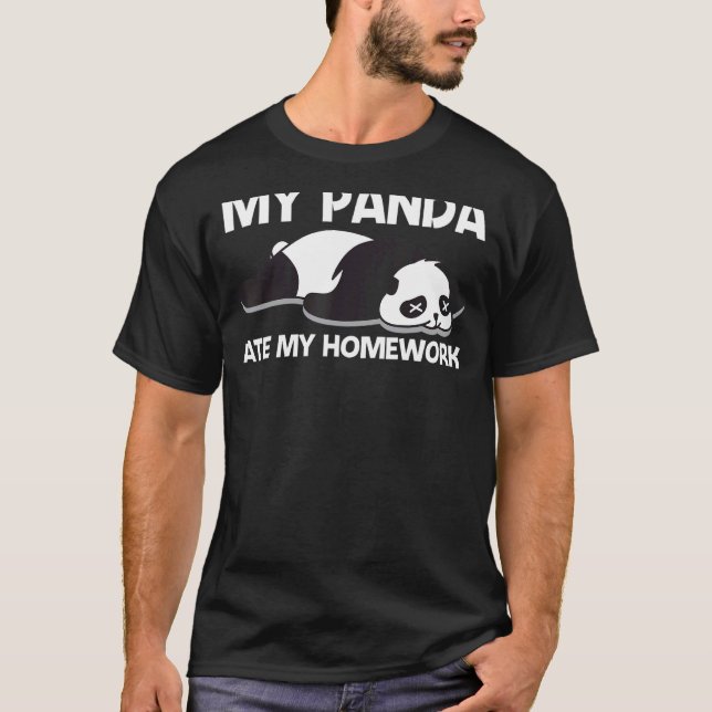 Camiseta Bela Panda Para Crianças Cub Folivore (Frente)