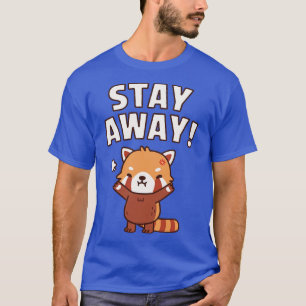 Camiseta Bela Panda Vermelha Irritada Fica Engraçada