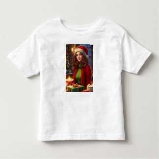 Camiseta Bela Pinup Festiva - Impressão de Arte Pensada no