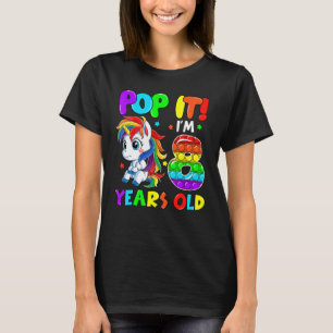Camiseta Bela Pop de Brinquedos do Fidget do Unicórnio Sou