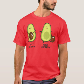 Camiseta Bela Popa Avocado Para Homens, Vegan, Poop
