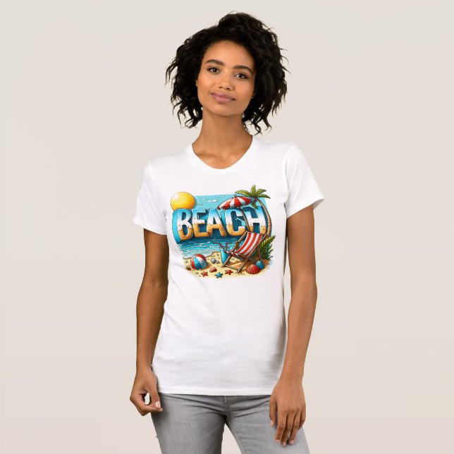 Camiseta Bela praia (Frente Completa)