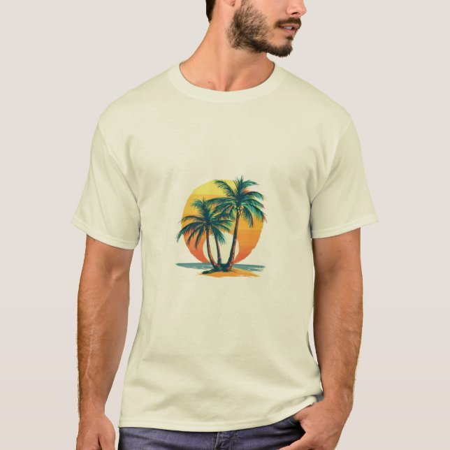 Camiseta bela praia por ela agora (Frente)